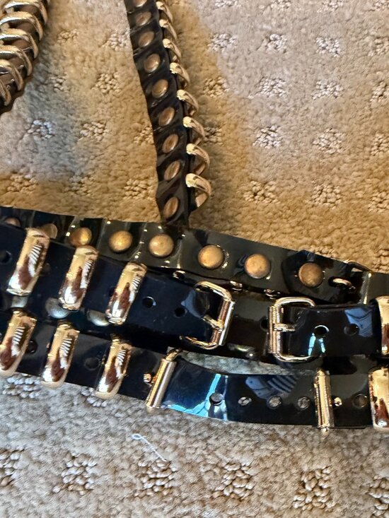 UNBRANDED Latex and Metal Body Harness OS main image 4